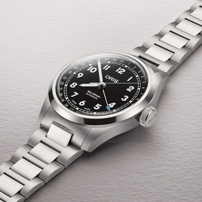 Oris Big Crown Pointer Date 40mm Mens Watch Black