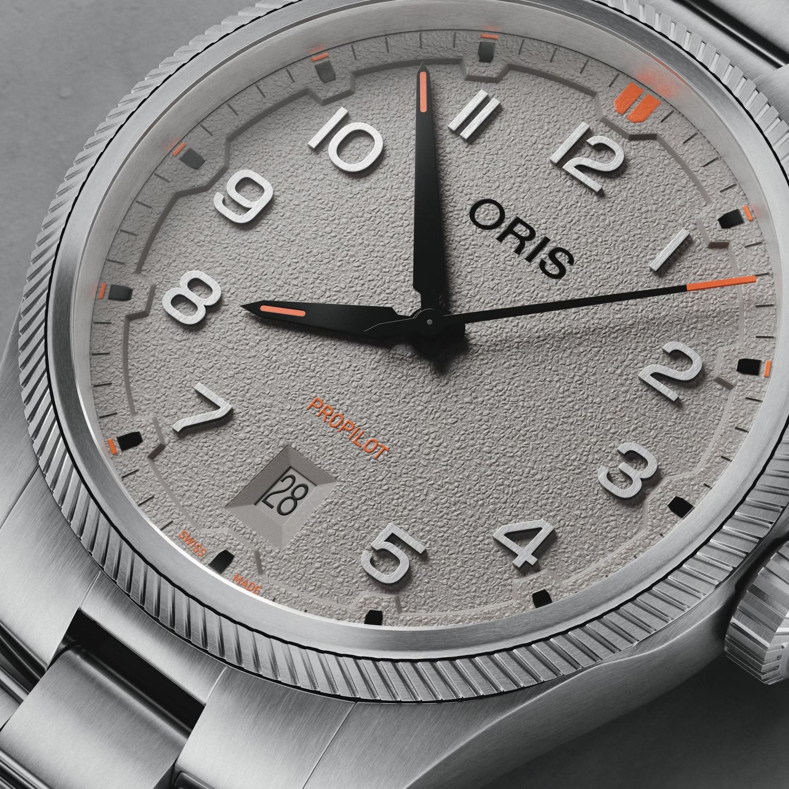 Oris ProPilot Date 41mm Mens Watch Grey Oris ProPilot Date 41mm Mens Watch Grey