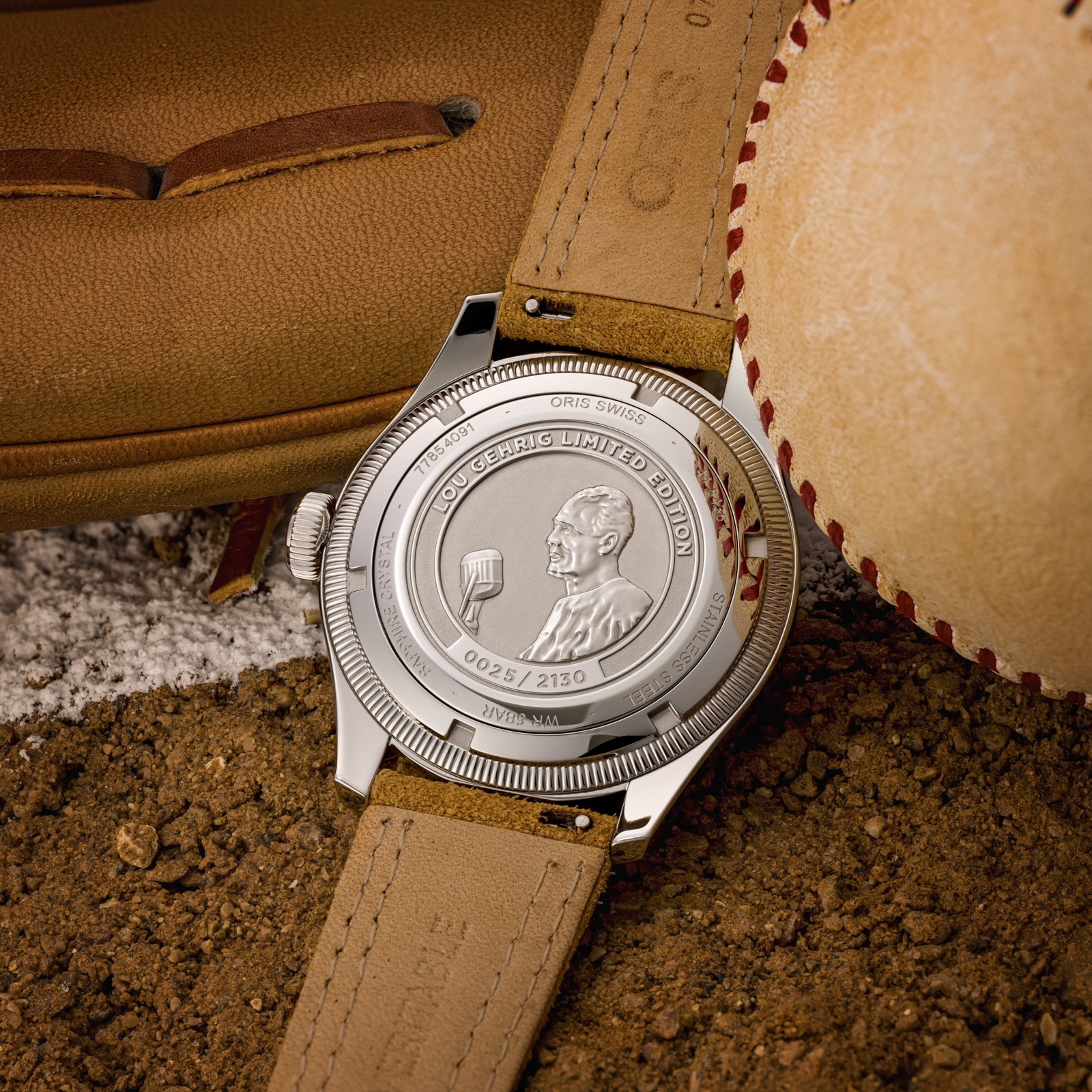 Oris Big Crown Lou Gehrig 40mm Limited Edition Mens Watch Silver