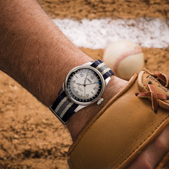 Oris Big Crown Lou Gehrig 40mm Limited Edition Mens Watch Silver