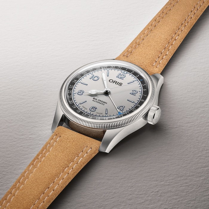 Oris Big Crown Lou Gehrig 40mm Limited Edition Mens Watch Silver