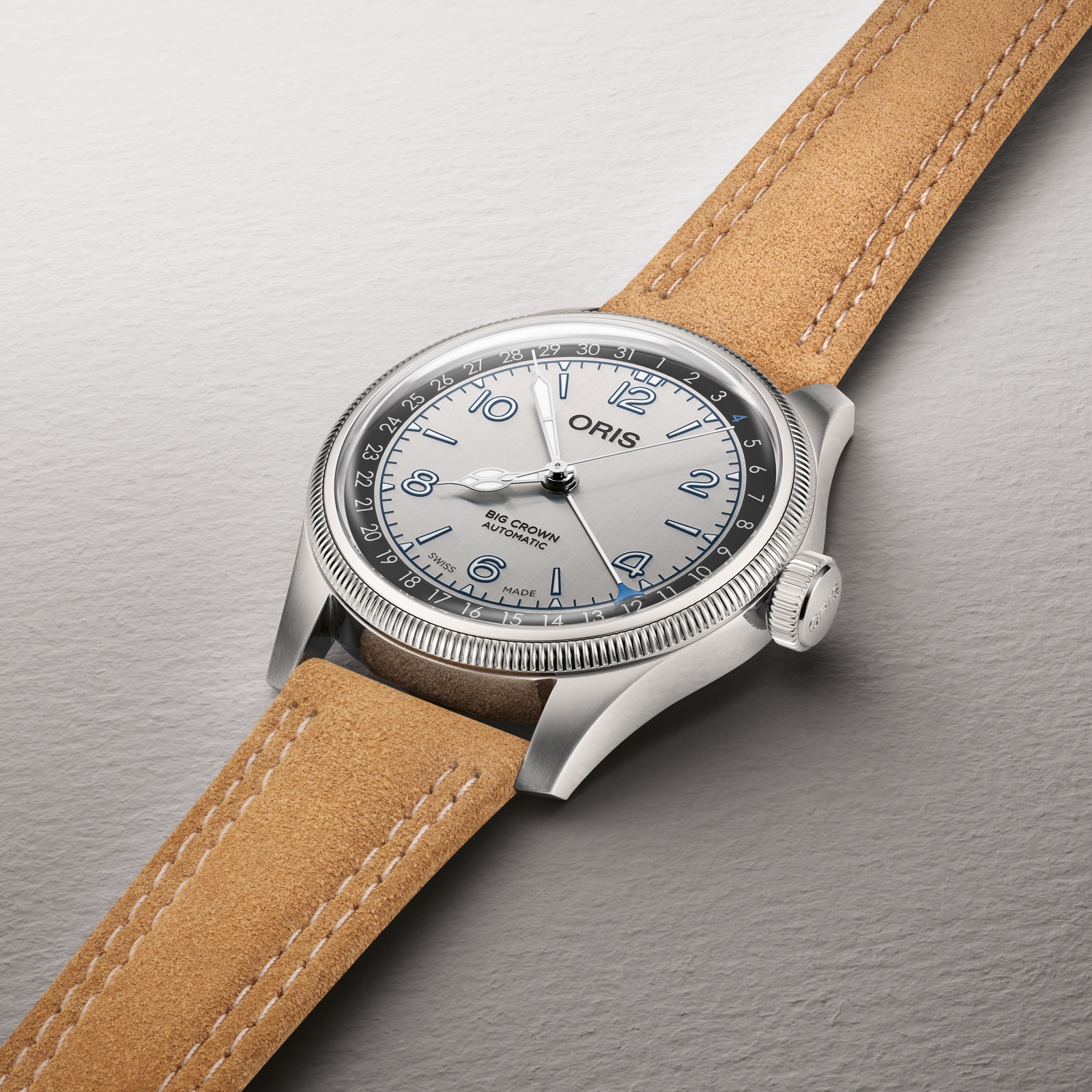 Oris Big Crown Lou Gehrig 40mm Limited Edition Mens Watch Silver