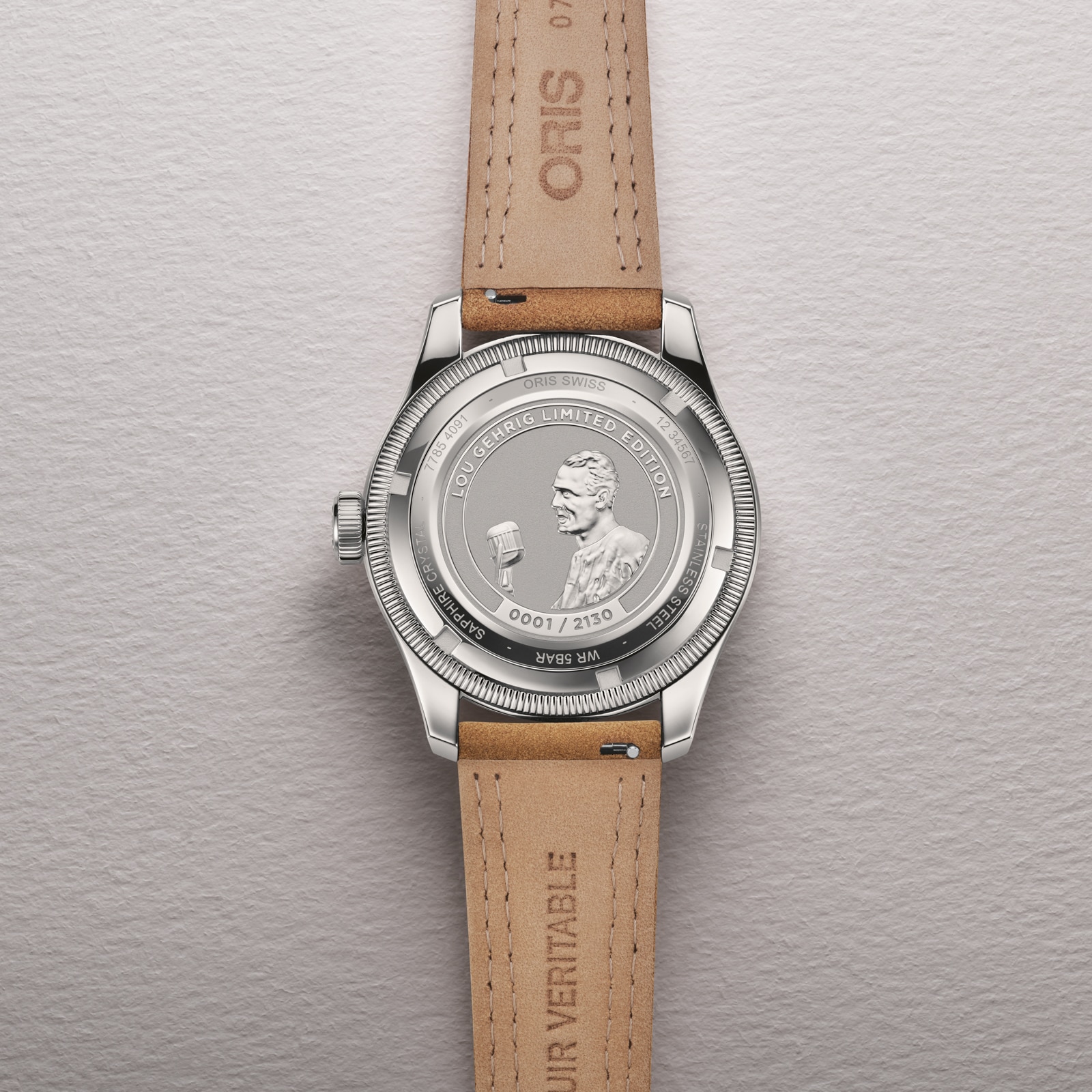 Oris Big Crown Lou Gehrig 40mm Limited Edition Mens Watch Silver