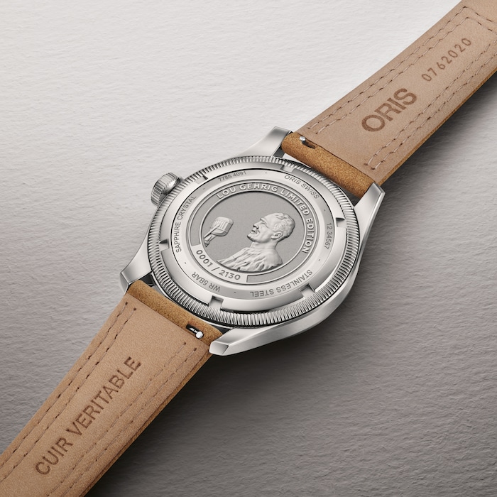 Oris Big Crown Lou Gehrig 40mm Limited Edition Mens Watch Silver