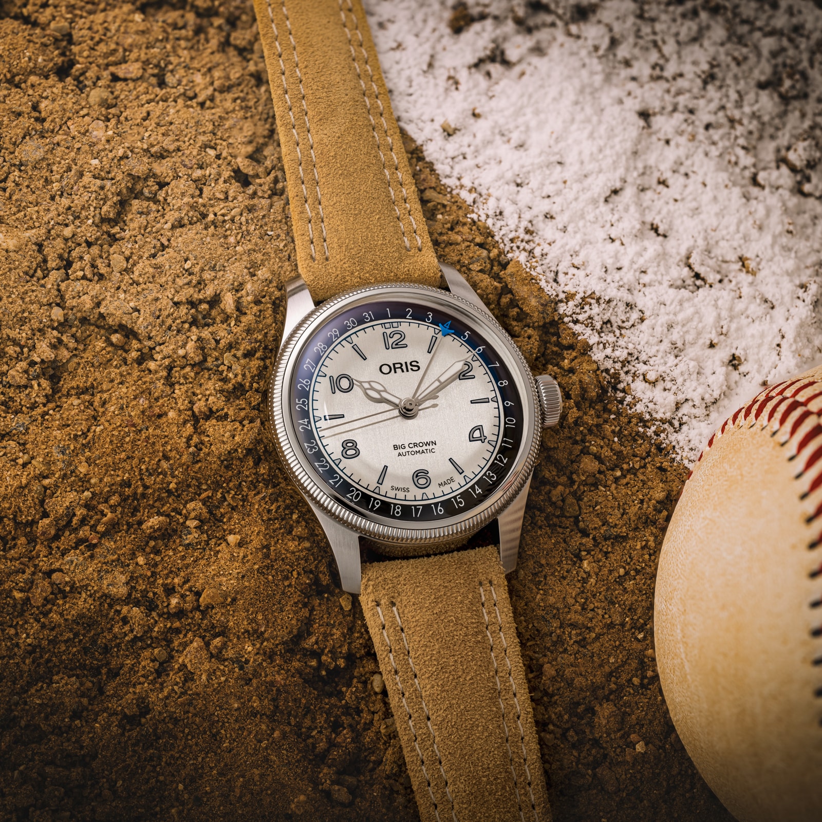Oris Big Crown Lou Gehrig 40mm Limited Edition Mens Watch Silver