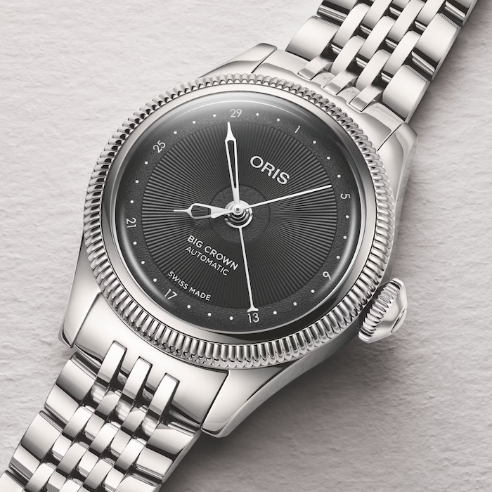 Oris Big Crown Pointer Date 29mm Ladies Watch Black