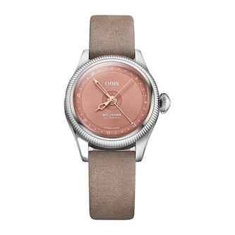 Oris Big Crown Pointer Date 29mm Ladies Watch Pink