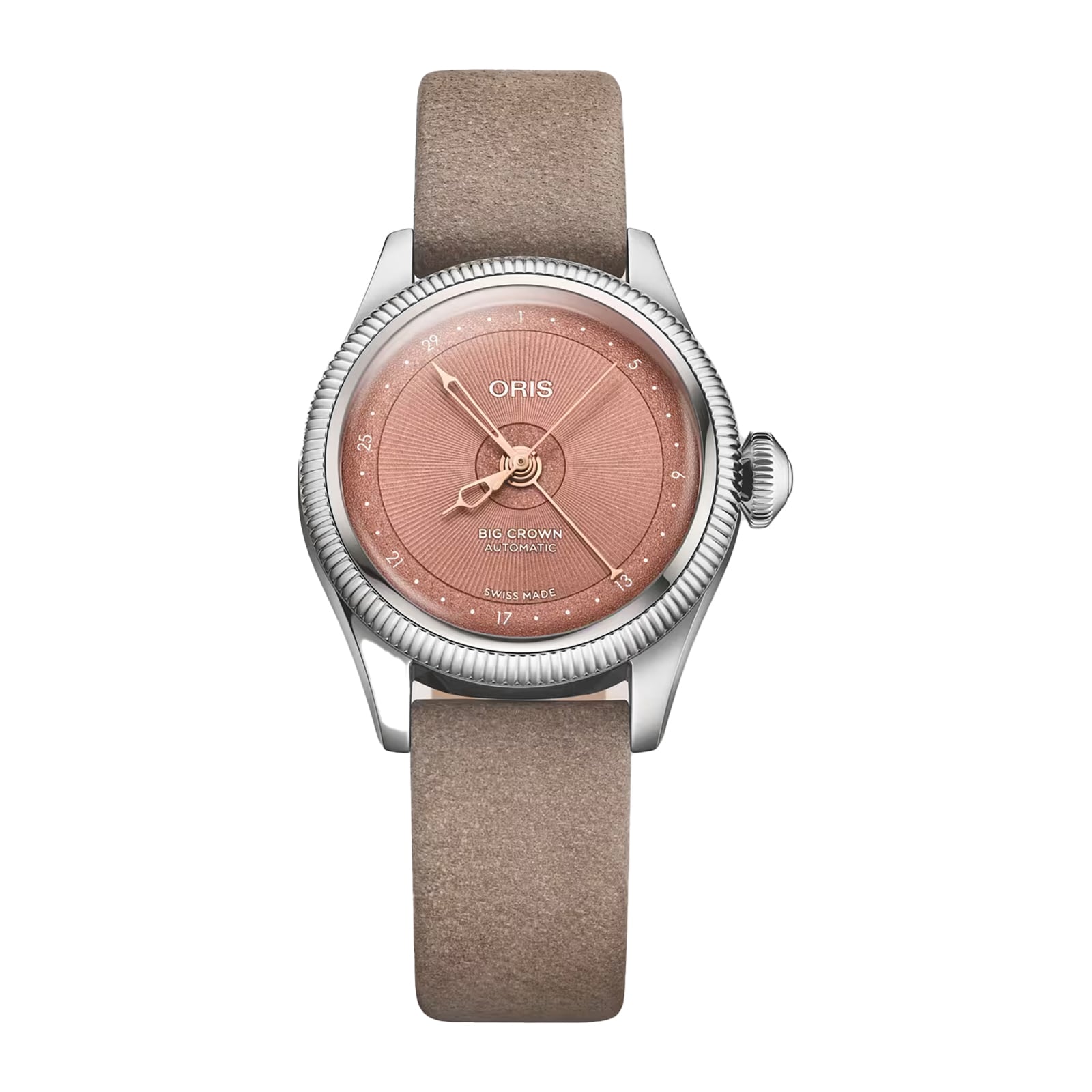 Oris Big Crown Pointer Date 29mm Ladies Watch Pink