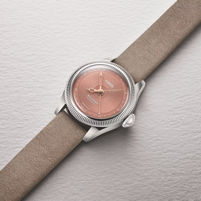 Oris Big Crown Pointer Date 29mm Ladies Watch Pink