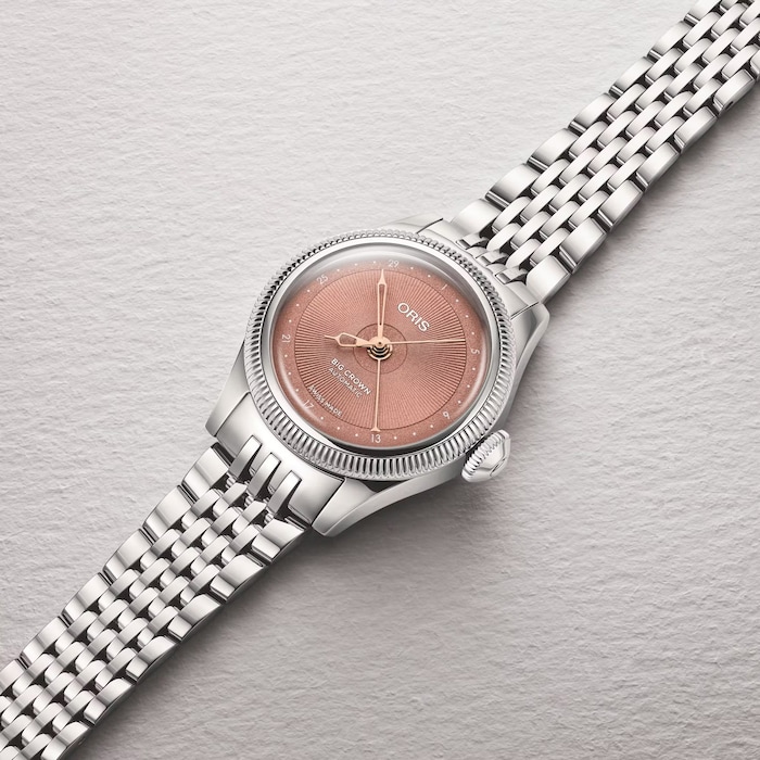 Oris Big Crown Pointer Date 29mm Ladies Watch Pink