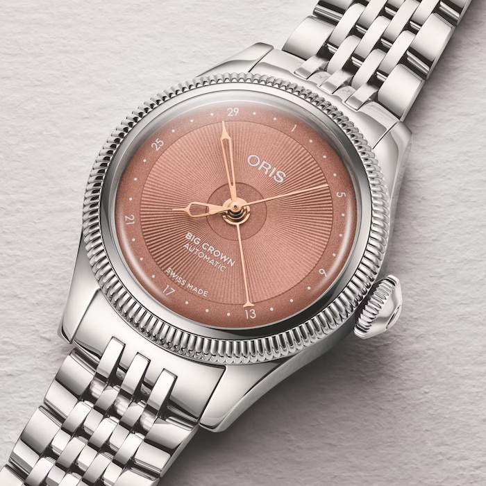 Oris Big Crown Pointer Date 29mm Ladies Watch Pink