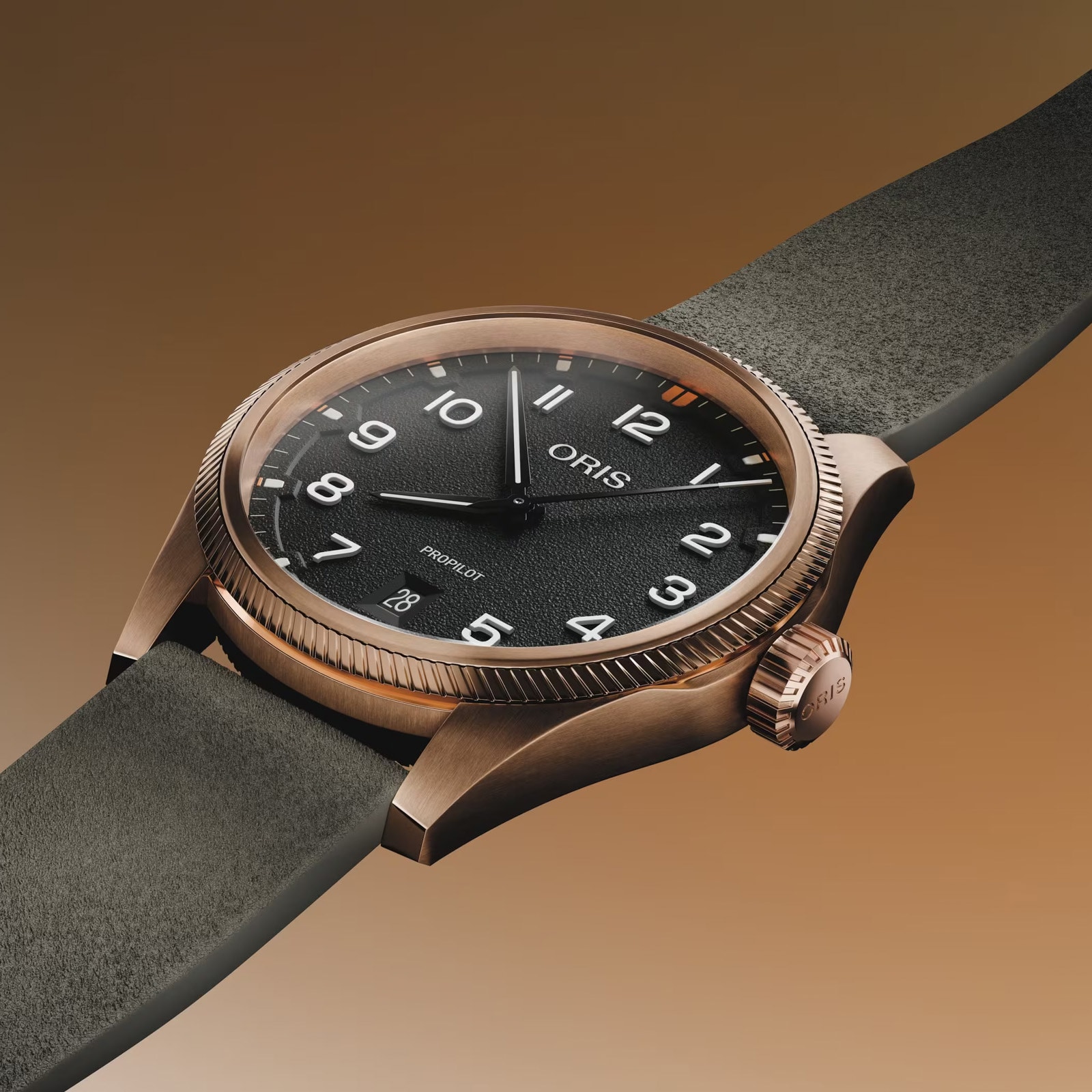 Oris ProPilot Bronze 41mm Mens Watch Black