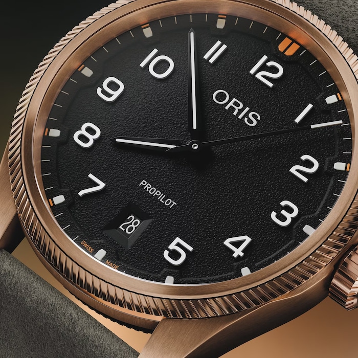 Oris ProPilot Bronze 41mm Mens Watch Black
