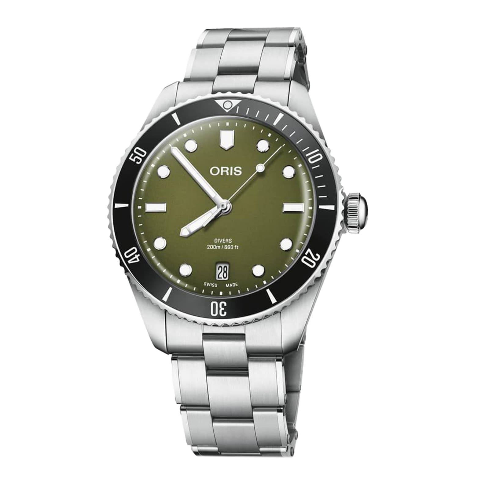 Oris Divers Date 39mm Unisex Watch Green