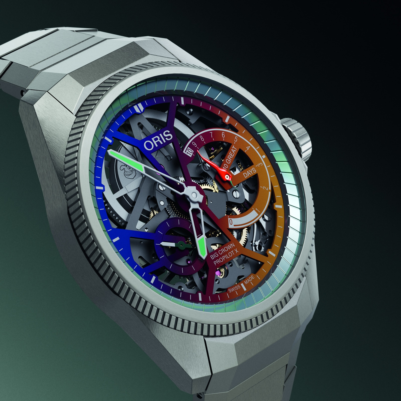 Oris ProPilot X Gonzo Edition 44mm Mens Watch Multi Colour Dial Oris ProPilot X Gonzo Edition 44mm Mens Watch Multi Colour Dial
