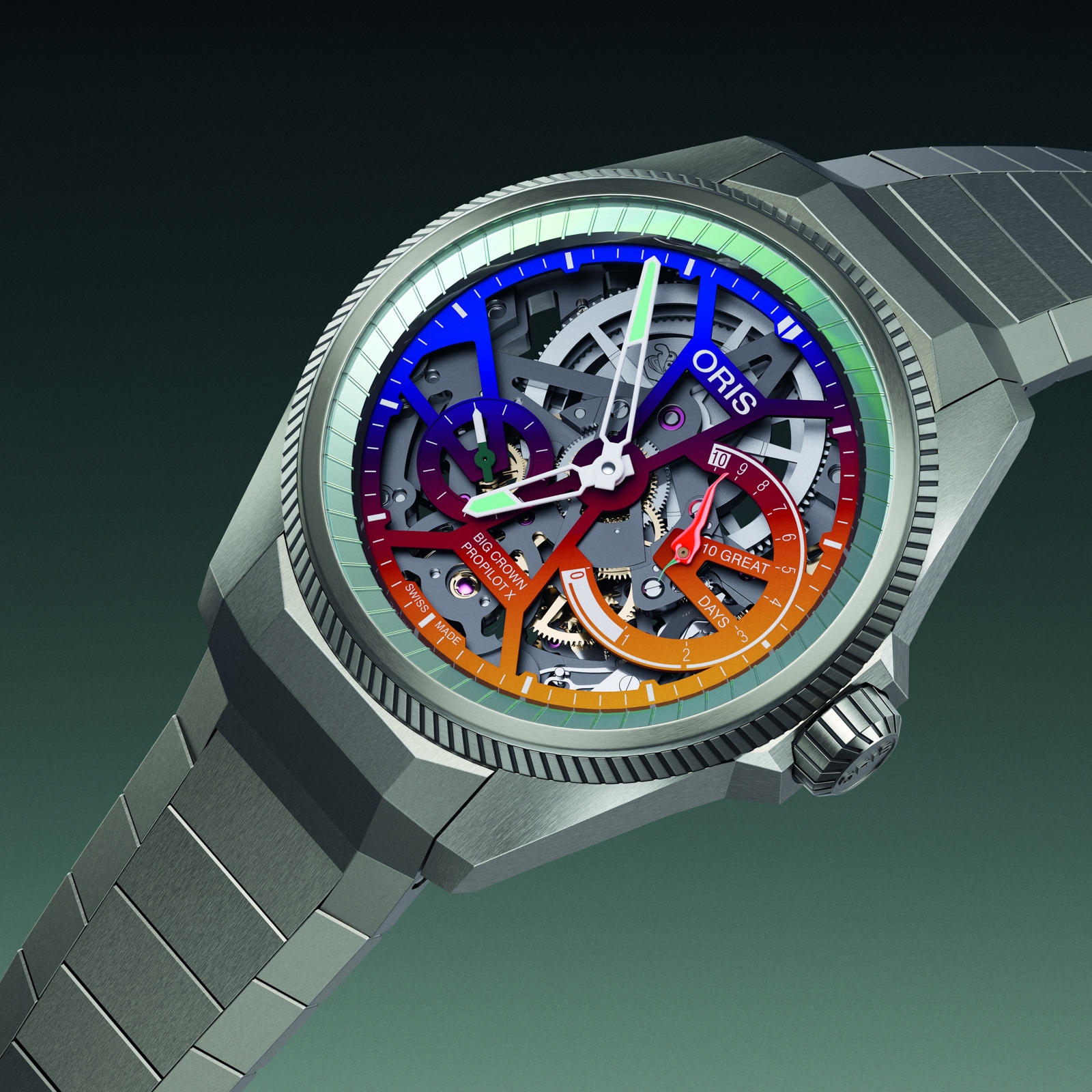 Oris ProPilot X Gonzo Edition 44mm Mens Watch Multi Colour Dial Oris ProPilot X Gonzo Edition 44mm Mens Watch Multi Colour Dial