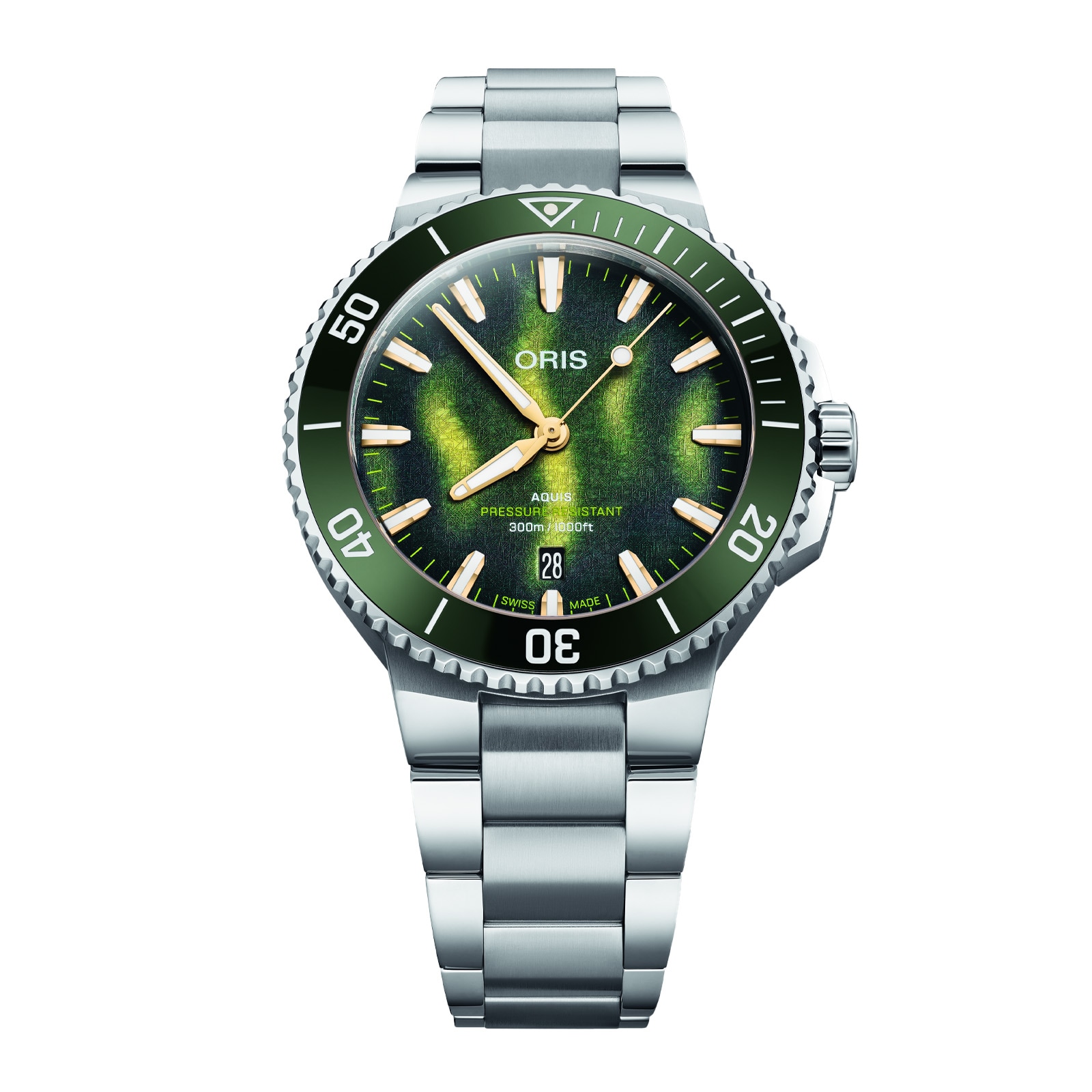 Oris Aquis Kelp Forest 41.5mm Limited Edition Unisex Watch Green Oris Aquis Kelp Forest 41.5mm Limited Edition Unisex Watch Green