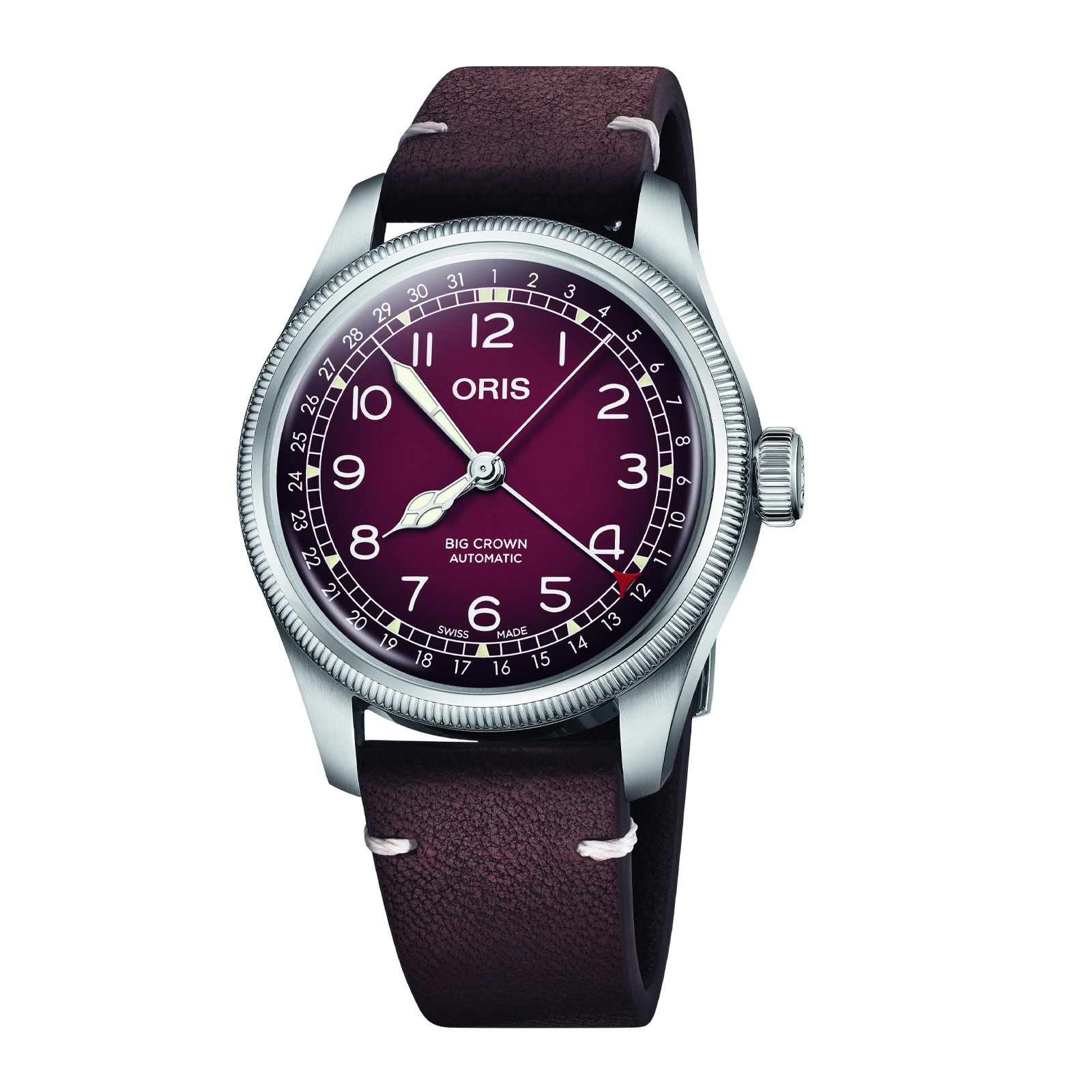 Oris Oris x Cervo Volante 40mm Unisex Watch Burgundy