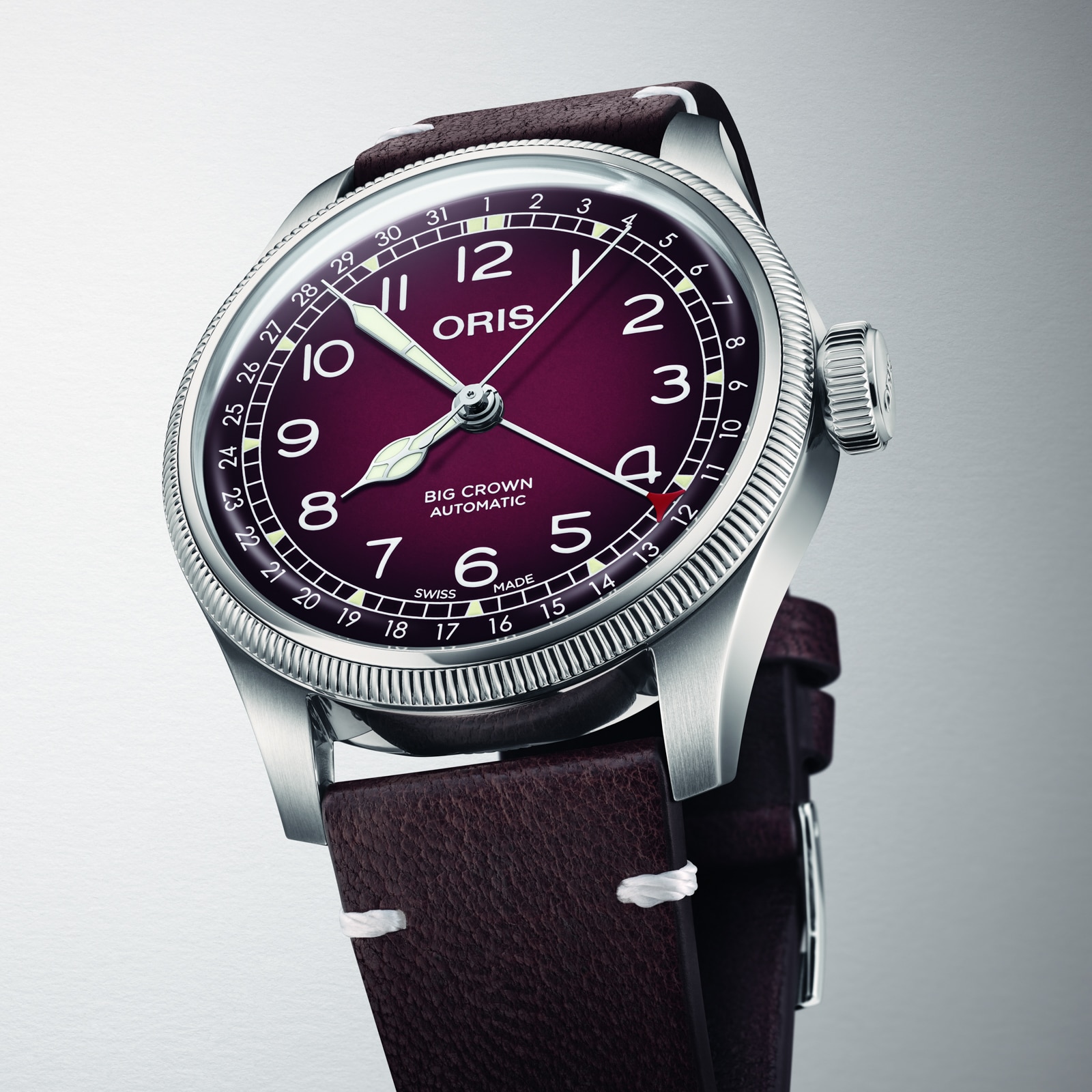 Oris Oris x Cervo Volante 40mm Unisex Watch Burgundy
