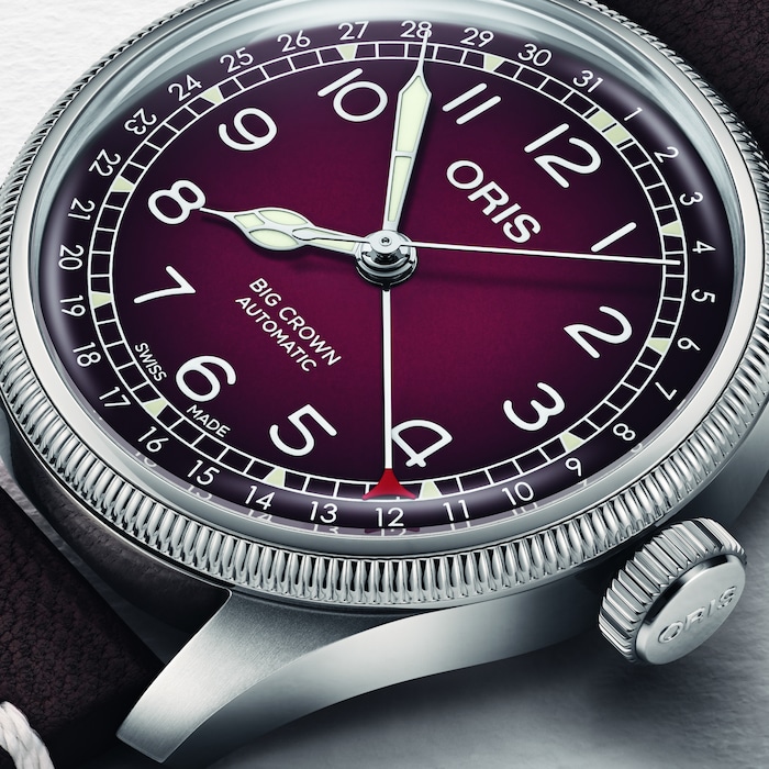 Oris Oris x Cervo Volante 40mm Unisex Watch Burgundy