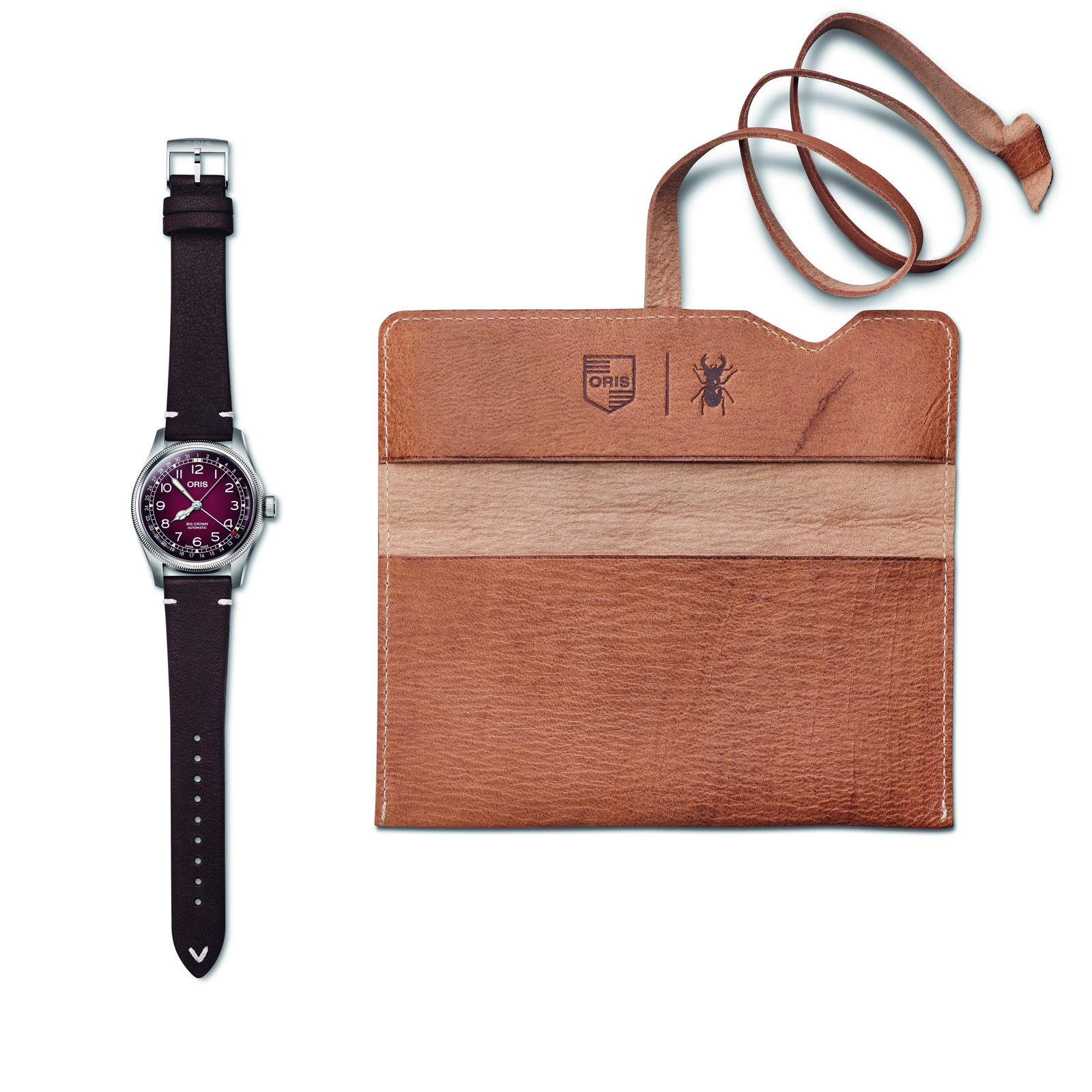 Oris Oris x Cervo Volante 40mm Unisex Watch Burgundy