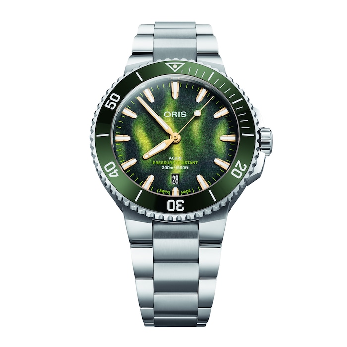 Oris Aquis Kelp Forest 41.5mm Limited Edition Mens Watch Green