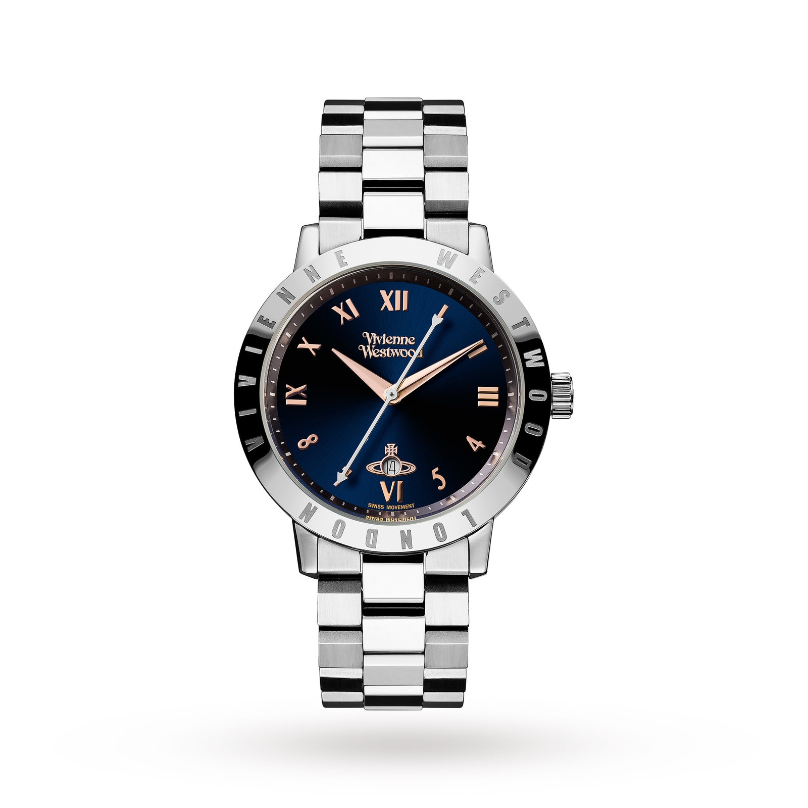 Vivienne Westwood 34mm Ladies Bloomsbury Blue Watch VV152NVSL | Goldsmiths