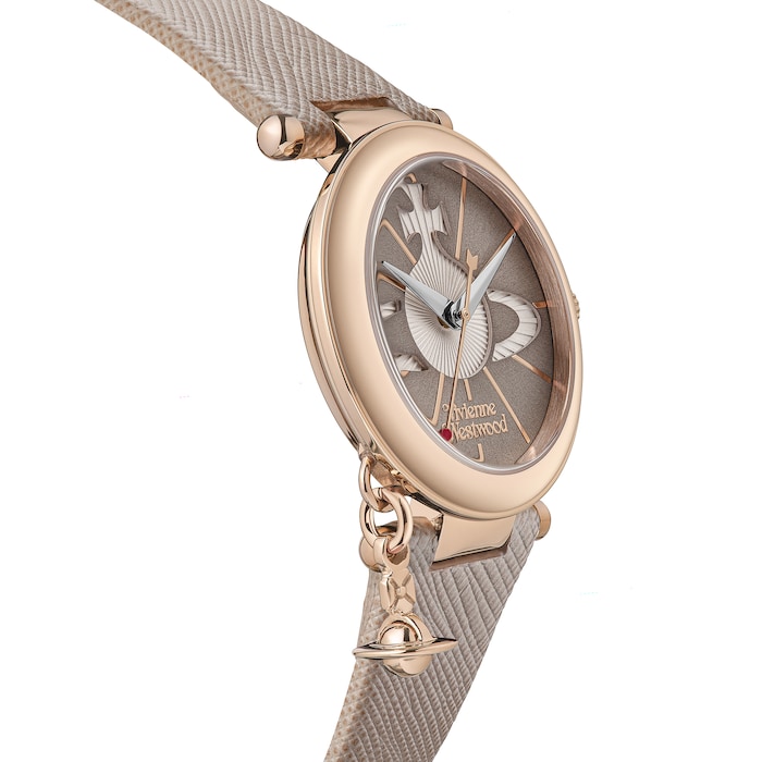 Vivienne Westwood Orb 32mm Ladies Watch Beige VV006RSTA | Goldsmiths