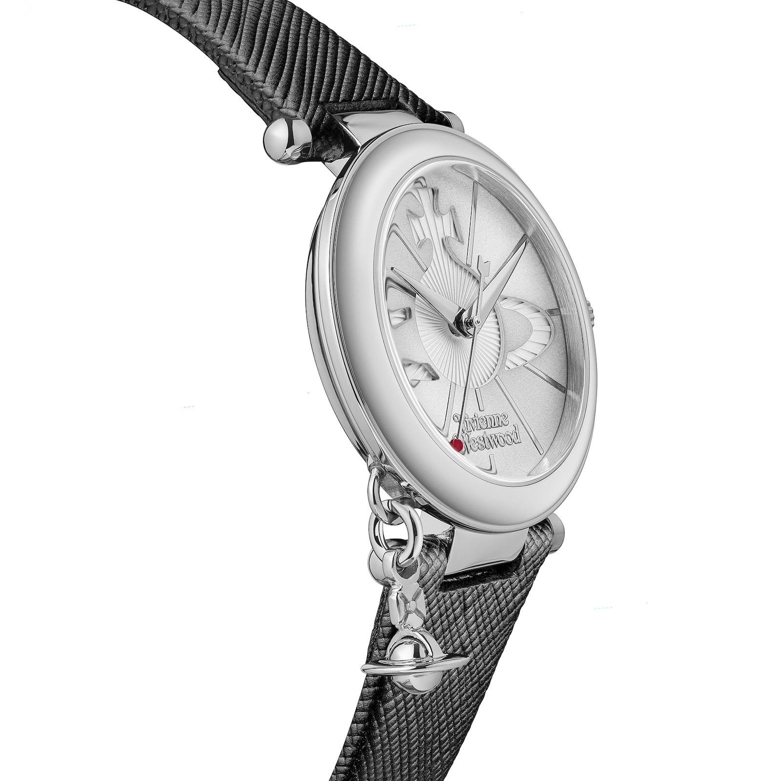 Vivienne Westwood Orb 32mm Ladies Watch Silver VV006SWBK | Goldsmiths