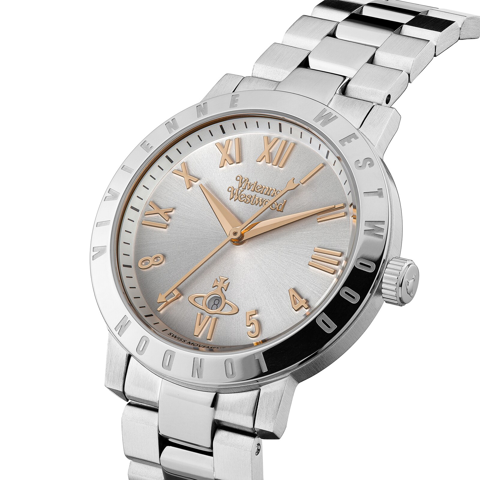 Vivienne Westwood Bloomsbury 34mm Ladies Watch Silver