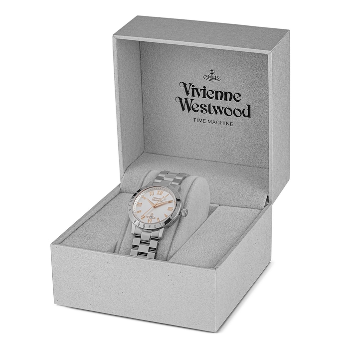 Vivienne Westwood Bloomsbury 34mm Ladies Watch Silver