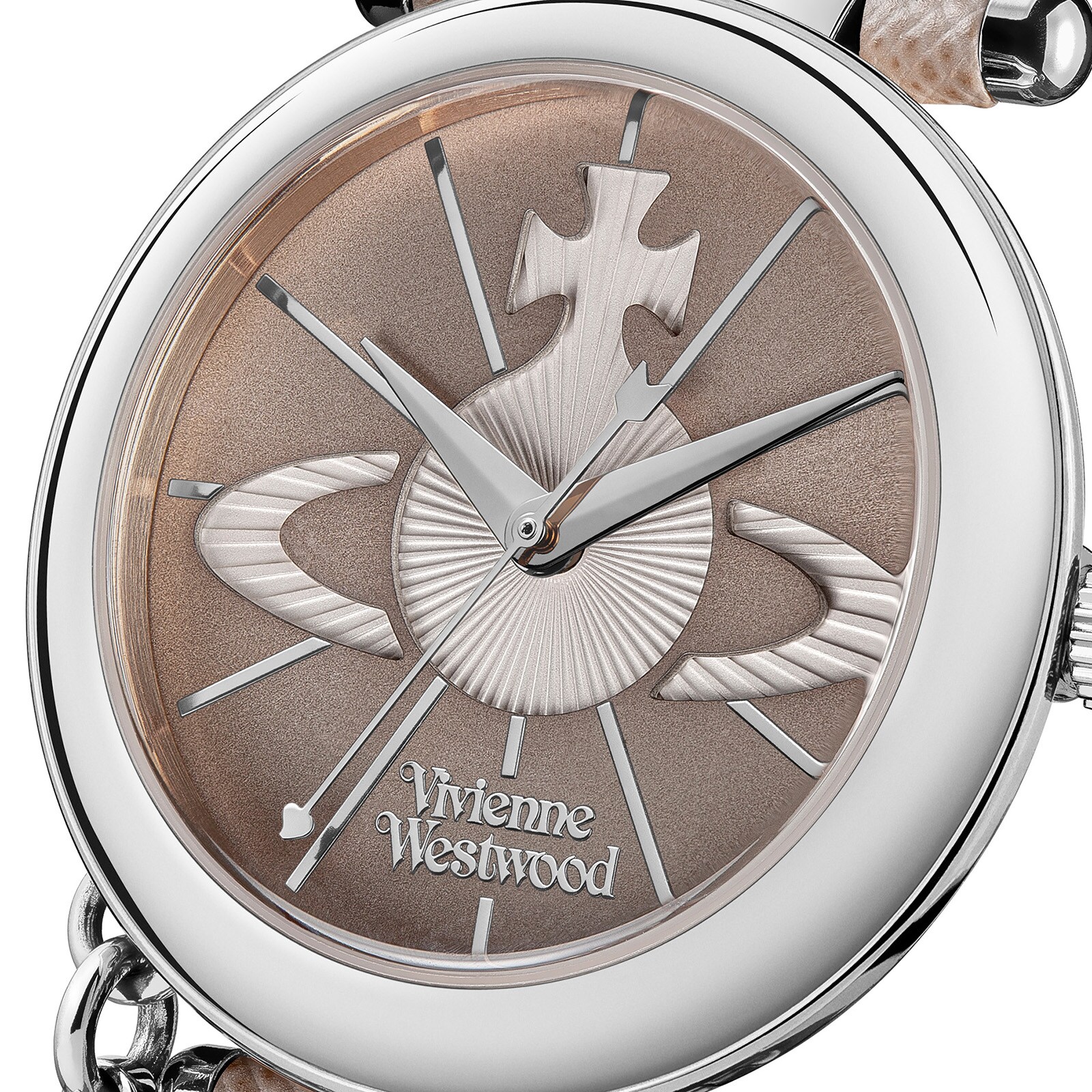 Vivienne Westwood Orb 32mm Ladies Watch Taupe