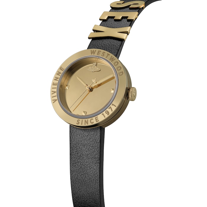 Vivienne Westwood Rebel 30mm Ladies Watch Gold