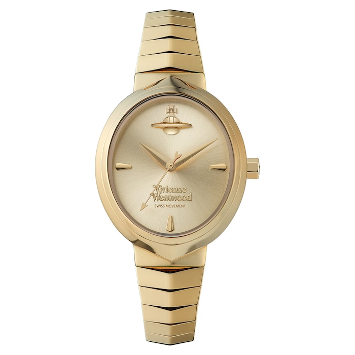 Vivienne Westwood Armour 28mm Ladies Watch Gold