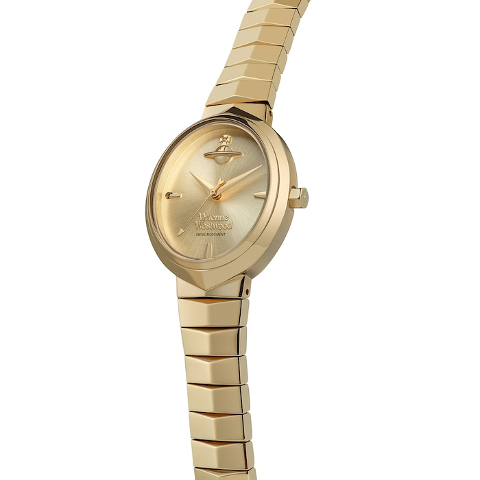 Vivienne Westwood Armour 28mm Ladies Watch Gold