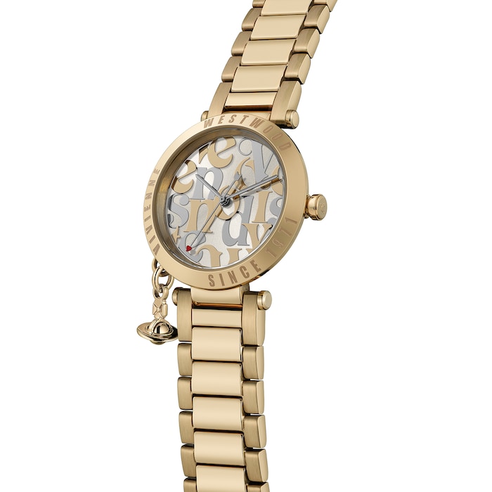 Vivienne Westwood Orb Logomania 32mm Ladies Champagne