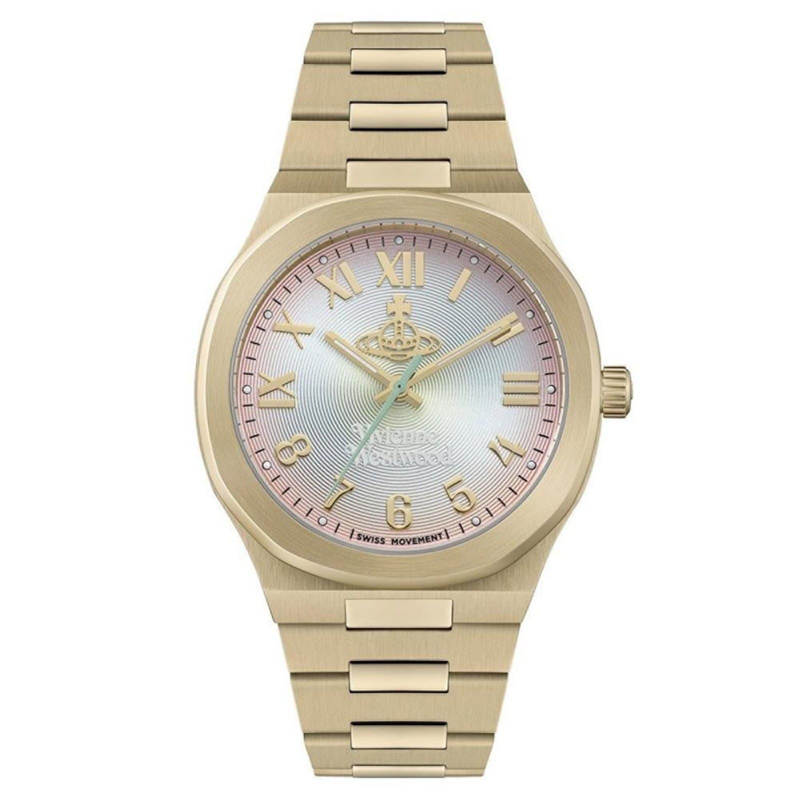 Vivienne Westwood Merton Yellow Gold Tone 38mm Ladies Watch
