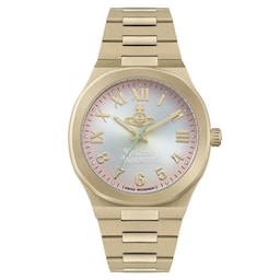 17611020 - Merton Yellow Gold Tone 38mm Ladies Watch