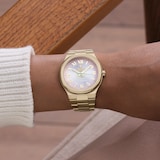 Vivienne Westwood Merton Yellow Gold Tone 38mm Ladies Watch