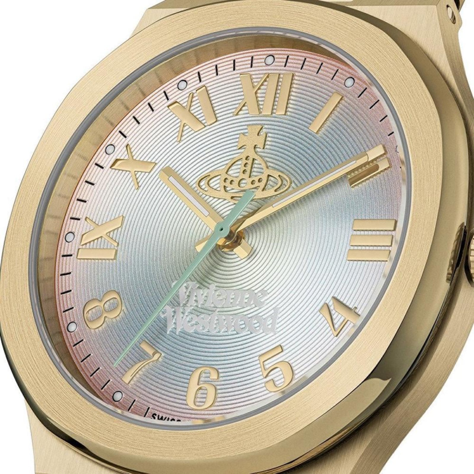 Vivienne Westwood Merton Yellow Gold Tone 38mm Ladies Watch