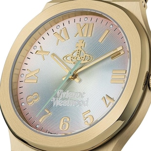 Vivienne Westwood Merton Yellow Gold Tone 38mm Ladies Watch