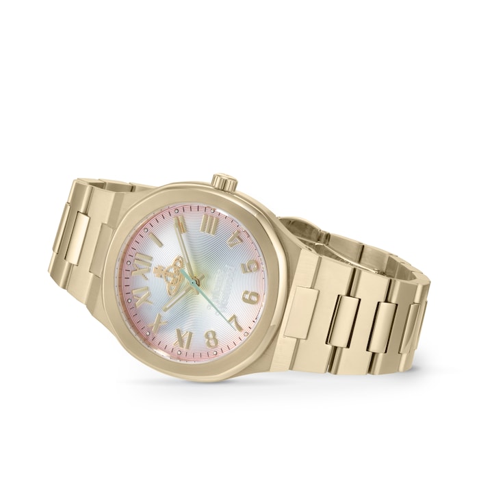 Vivienne Westwood Merton Yellow Gold Tone 38mm Ladies Watch