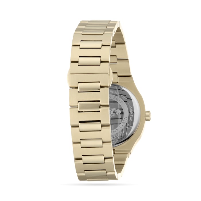 Vivienne Westwood Merton Yellow Gold Tone 38mm Ladies Watch