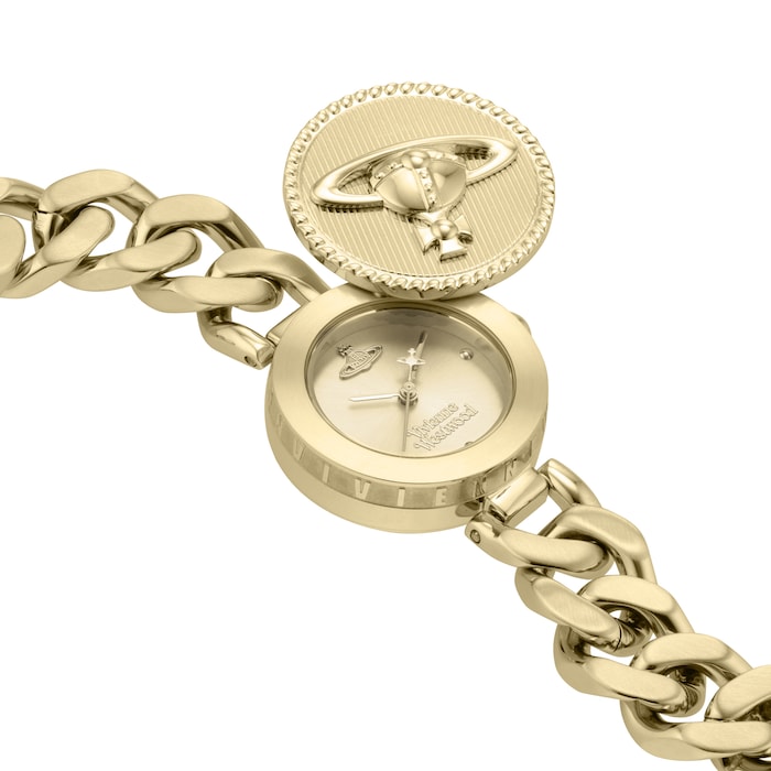 Vivienne Westwood Orb Button 25mm Ladies Watch Gold