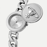 Vivienne Westwood Orb Button 25mm Ladies Watch Silver
