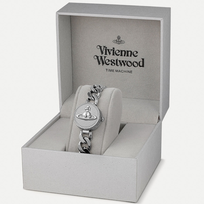 Vivienne Westwood Orb Button 25mm Ladies Watch Silver