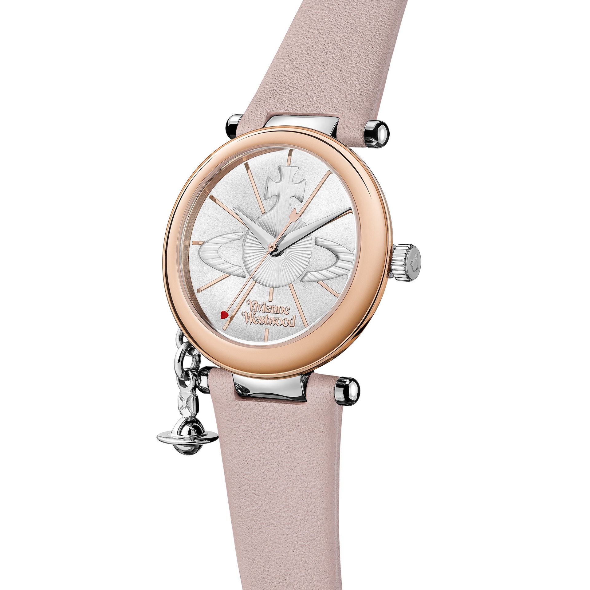 Vivienne Westwood Exclusive Orb Quartz Pink Strap 
White Dial 32mm Ladies Watch