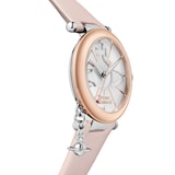 Vivienne Westwood Exclusive Orb Quartz Pink Strap & White Dial 32mm Ladies Watch