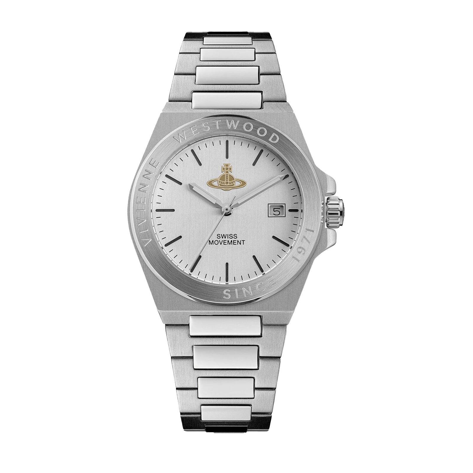 Vivienne Westwood Hanwell 37mm Unisex Watch Silver