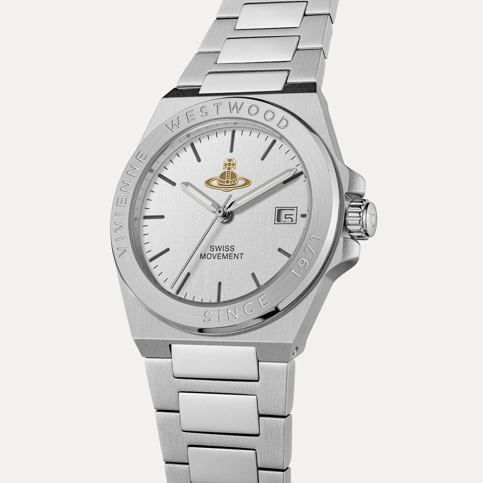 Vivienne Westwood Hanwell 37mm Unisex Watch Silver Vivienne Westwood Hanwell 37mm Unisex Watch Silver